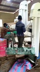 15T/D Rice Mill Plant for Customers from Customer from Zambia #ricemillsupplier #autoricemill
