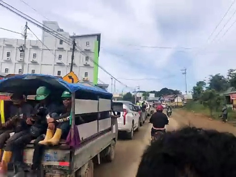 Jalur Utama IKN Macet Parah