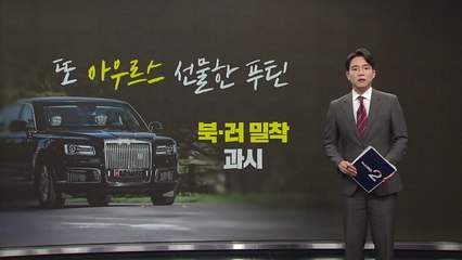 푸틴이 선물한 '아우르스'의 번호판... 그 의미는? [앵커리포트] / YTN