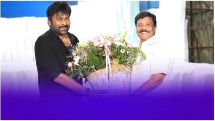 Megastar Chiranjeevi AP Minister Kandula Durgesh Meet At Vishwambhara Sets | Oneindia Telugu