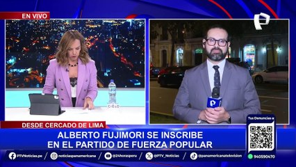 Alberto Fujimori firmó ficha de afiliación al partido político Fuerza Popular