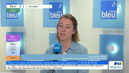 20/06/2024 : Léa de Boisseuil, du FSU-SNUIpp