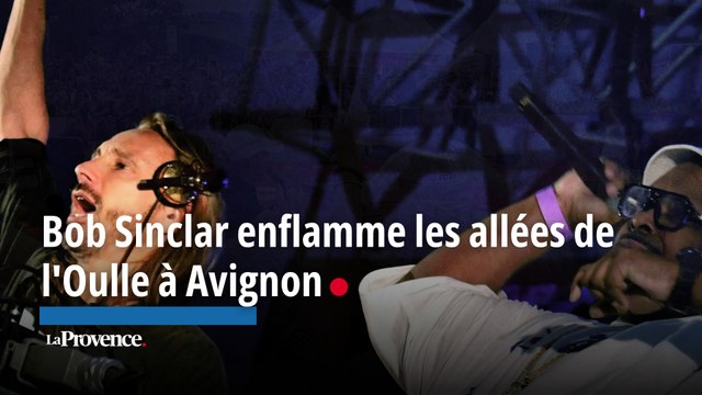 Bob Sinclar enflamme les allées de l'Oulle à Avignon