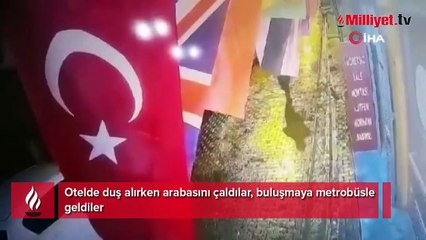 Otel odasında duş alırken tuzağa düşürdüler!