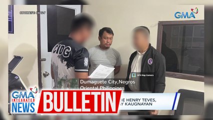 Dating Negros Oriental Gov. Pryde Henry Teves, inaresto para sa mga kasong may kaugnayan sa terrorism financing | GMA Integrated News Bulletin