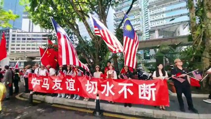 李强访马：总理告别，旅马中国人热情迎送🇲🇾