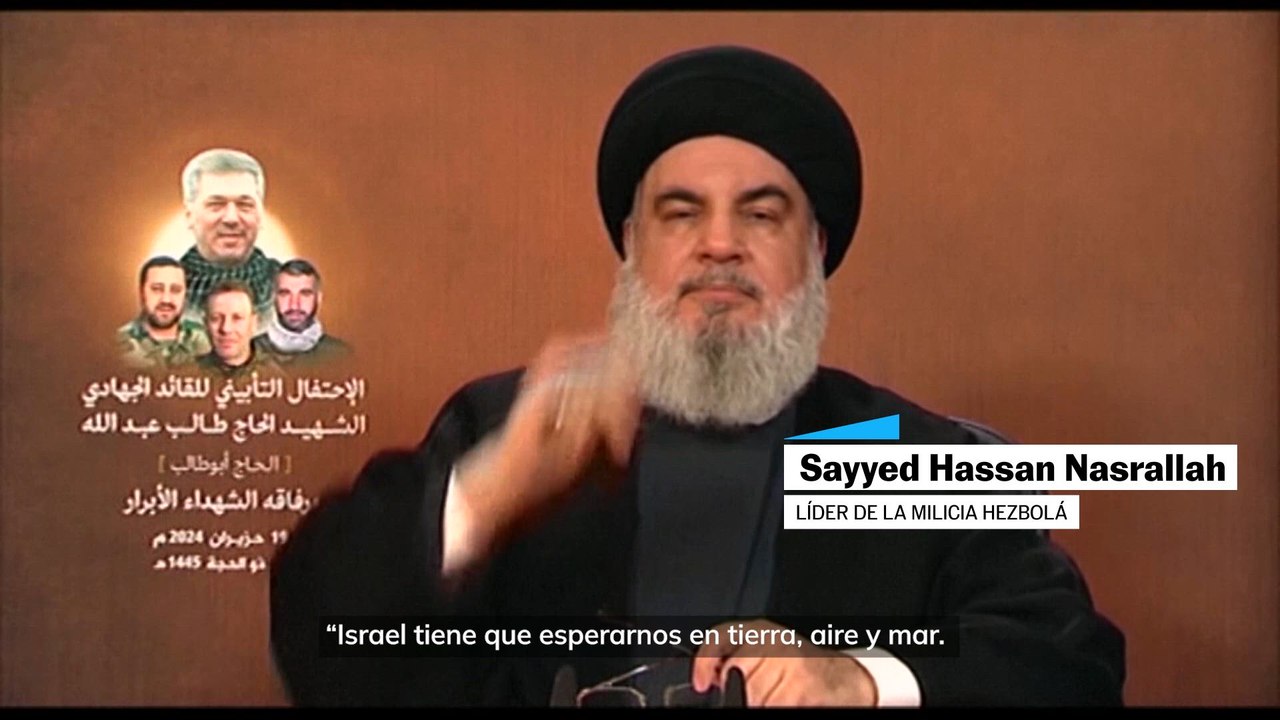 Nasrallah: "Si la guerra se impone en Líbano, lucharemos sin control, sin reglas y sin límites".