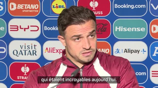 Suisse - Les supporters écossais étaient incroyables pour Shaqiri