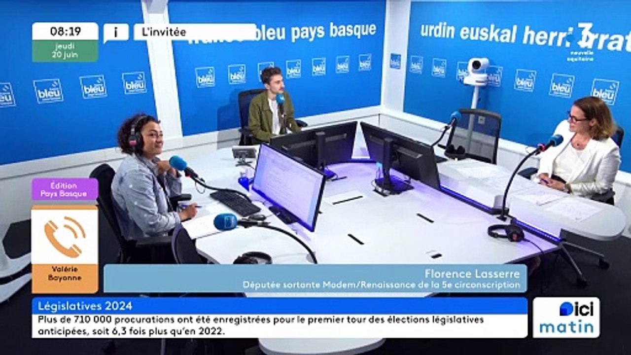 Florence Lasserre, députée sortante de la 5ème circonscription des Pyrénées Atlantiques - Modem/Ensemble