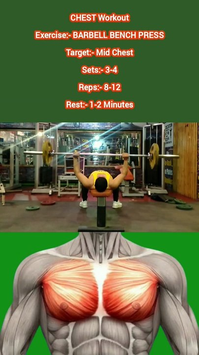 ❌ BARBELL BENCH PRESS ✔️  How can I get Bigger CHEST?  #heermlgangaputra #naturalbodybuilding #gym #fitness #workout #exercise #viral #trending