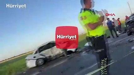 Konya'da otomobiller çarpıştı: 4 ölü, 2 bebek yaralı