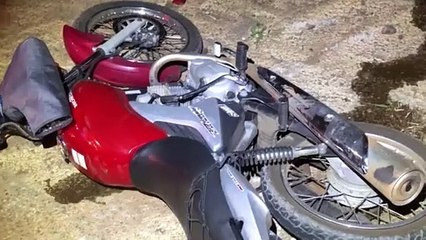 Homem é socorrido pelo Siate após cair de moto na BR-277