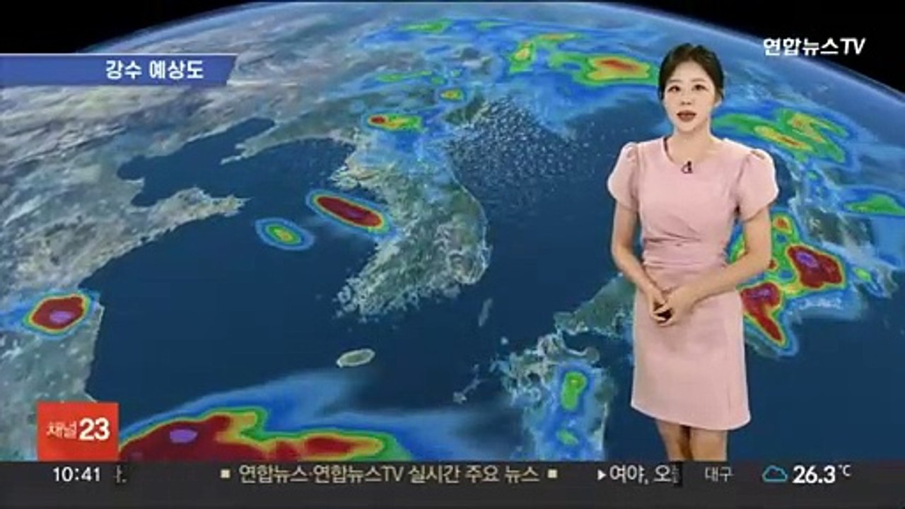 [날씨] 휴일 전국 비바람…낮 30도 안팎 더위 계속