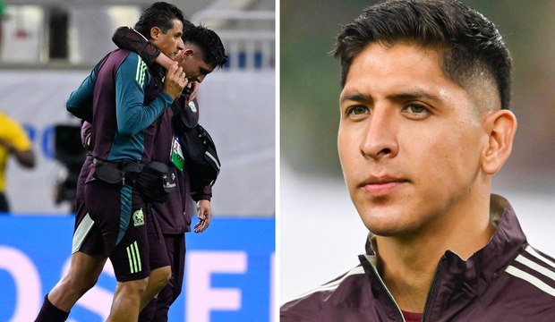 Edson Álvarez, de México, sale bañado en lágrimas en su debut de la Copa América contra Jamaica