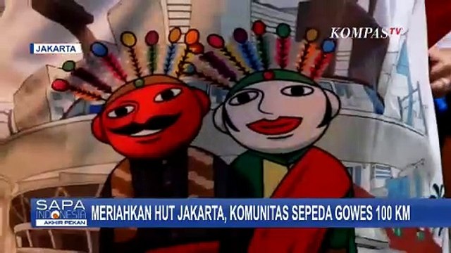 Meriahkan HUT ke-497 Jakarta, Komunitas Sepeda Gowes 100 Km