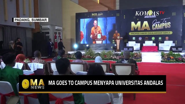 MA Goes To Campus Menyapa Mahasiswa Fakultas Hukum Universitas Andalas