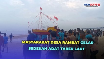 Masyarakat Rambat Gelar Tradisi Taber Laut Sebagai Bentuk Syukur Rezeki
