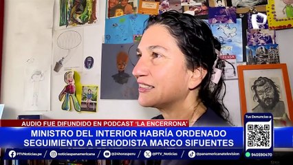 Difunden supuesto audio de ministro Santiváñez pidiendo “controlar” a periodista Marco Sifuentes
