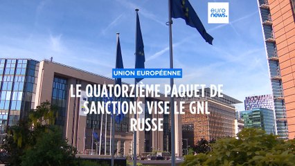L'UE adopte de nouvelles sanctions à l'encontre de la Russie, ciblant pour la première fois le GNL