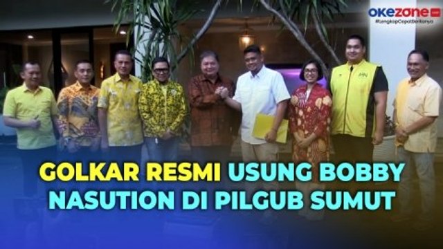 Golkar Resmi Usung Bobby Nasution di Pilgub Sumut, Airlangga: Tokoh Muda