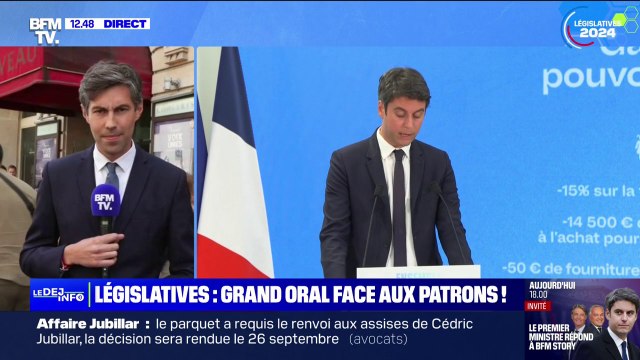 Législatives: le Medef juge les propositions des programmes économiques du RN et du Nouveau Front populaire de dangereuses