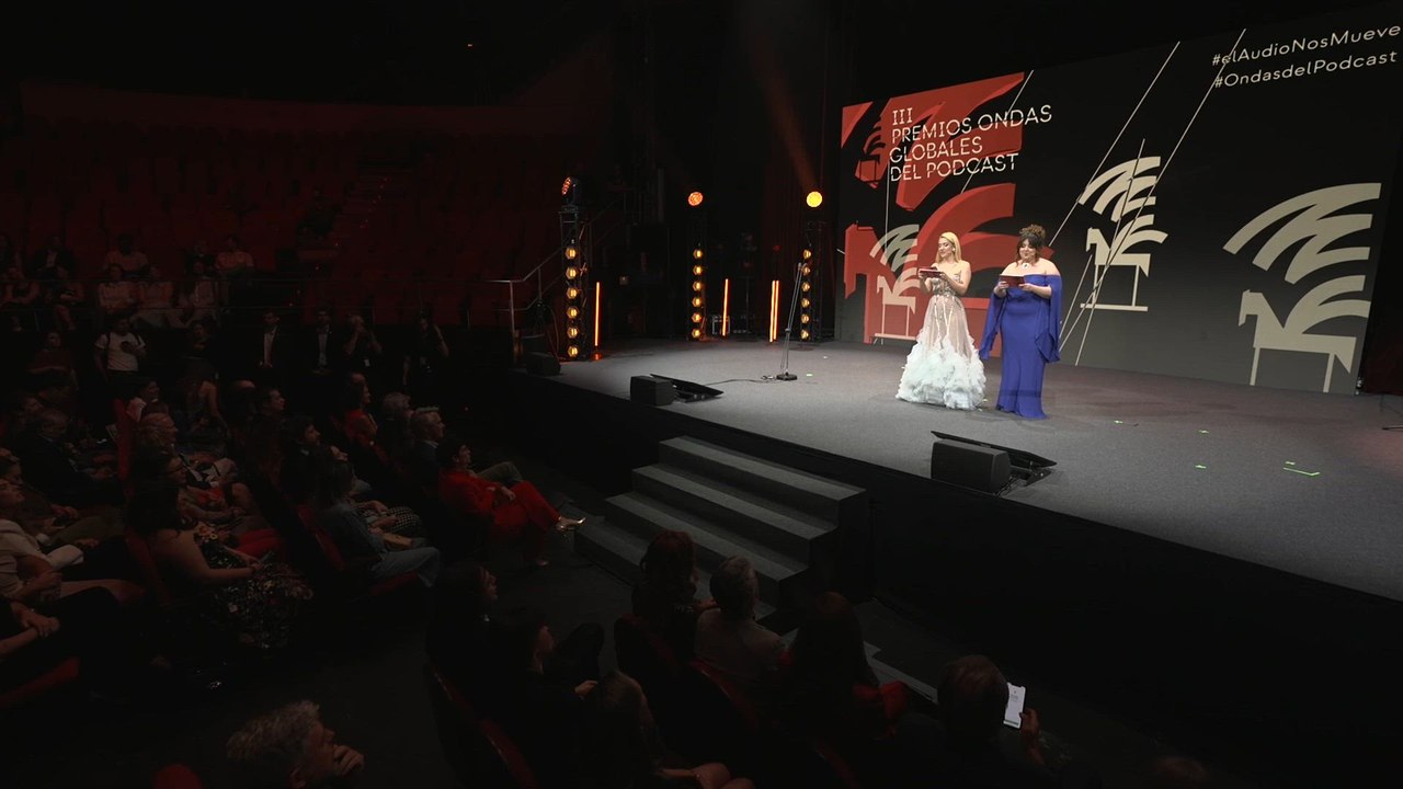 Los mejores momentos de la gala de la tercera edición de los Premios Ondas Globales del Podcast
