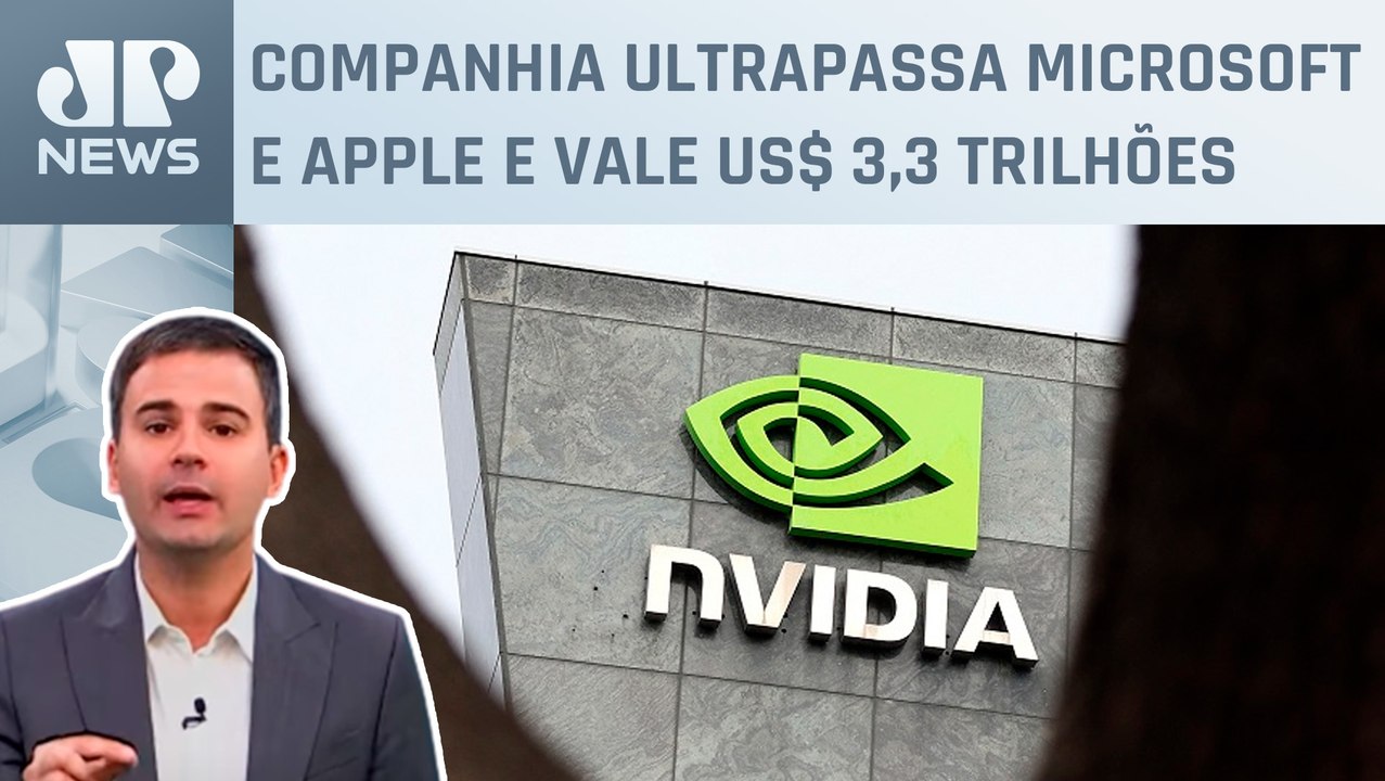 Nvidia se torna a empresa mais valiosa do mundo; Bruno Meyer comenta