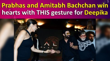 Amitabh, Prabhas rush to help Deepika on-stage