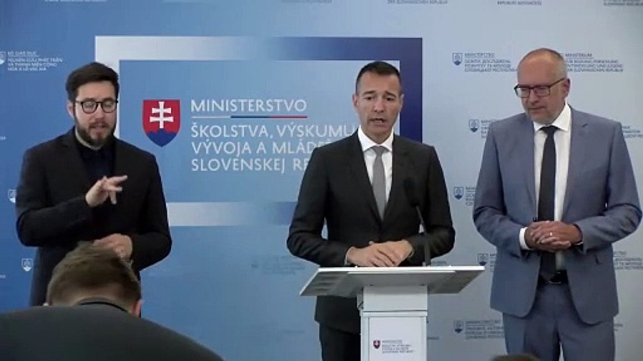 ZÁZNAM: TK ministra školstva T. Druckera a ministra školstva ČR M. Beka
