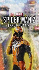 Lando Norris  dans Marvel Spider Man 2  Mise à jour 1.3