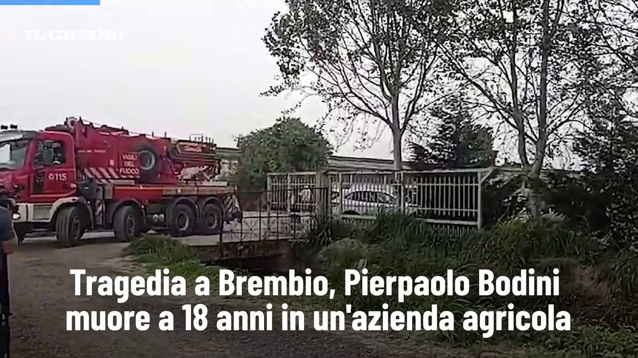 Tragedia a Brembio, Pierpaolo Bodini muore a 18 anni in un'azienda agricola