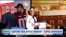 López Obrador llama a la oposición a cerrar filas en apoyo a Claudia Sheinbaum