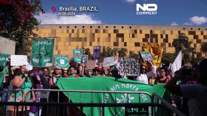 الآلاف في البرازيل يحتجون على مشروع قانون يجرّم الإجهاض