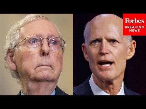 Audience Erupts Into Boos As Rick Scott Lays Into McConnell For Conceding To Schumer & Dems