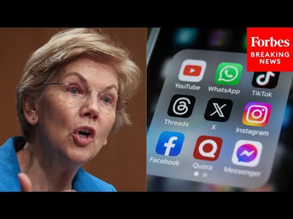 Elizabeth Warren Demands Congress Take Action As Surgeon General Calls For Social Media Warnings