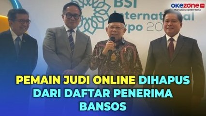 Descargar video: Wacana Pemain Judi Online dapat Bansos, Wapres: Harusnya Dihapus dari Penerima Bansos