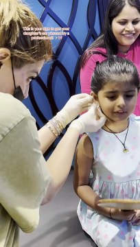 Quick Baby Ear Piercing at Piercing Zone By Dr. Vikas #nosepiercing #earlobepiercing #piercings