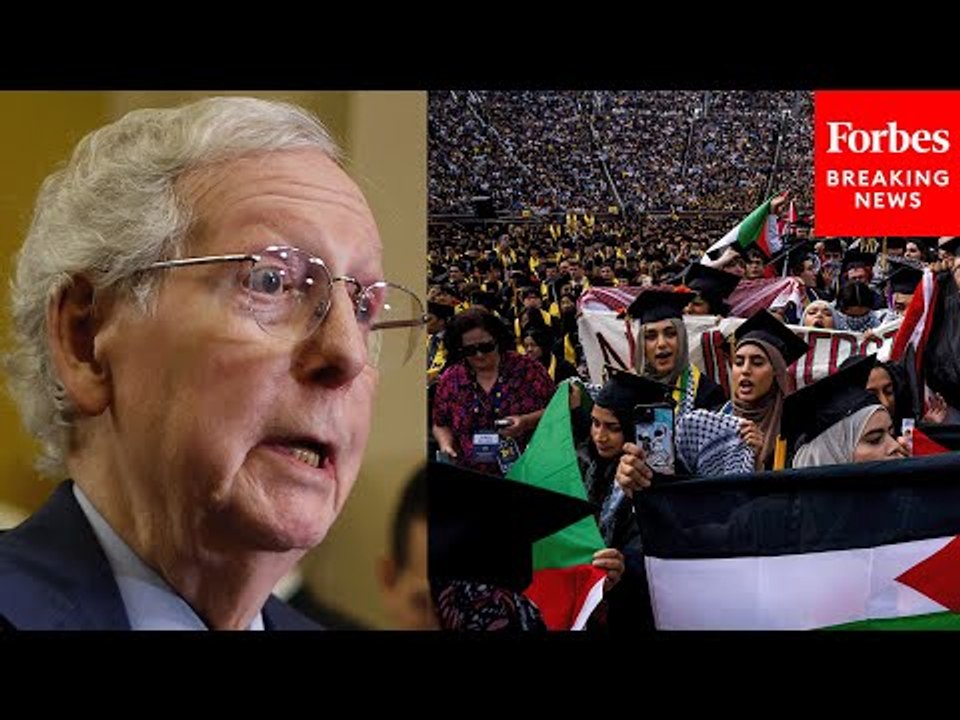 'A Blight On Once Prestigious Institutions': McConnell Decries 'Organized Hate' At College Protests