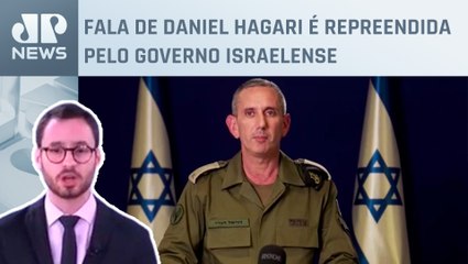 Porta-voz do exército de Israel diz que não é possível eliminar Hamas; Neitzke comenta