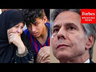 Blinken Pressed On Entire Palestinian Families Being Wiped Out, Claims Hamas Can End War 'Right Now'