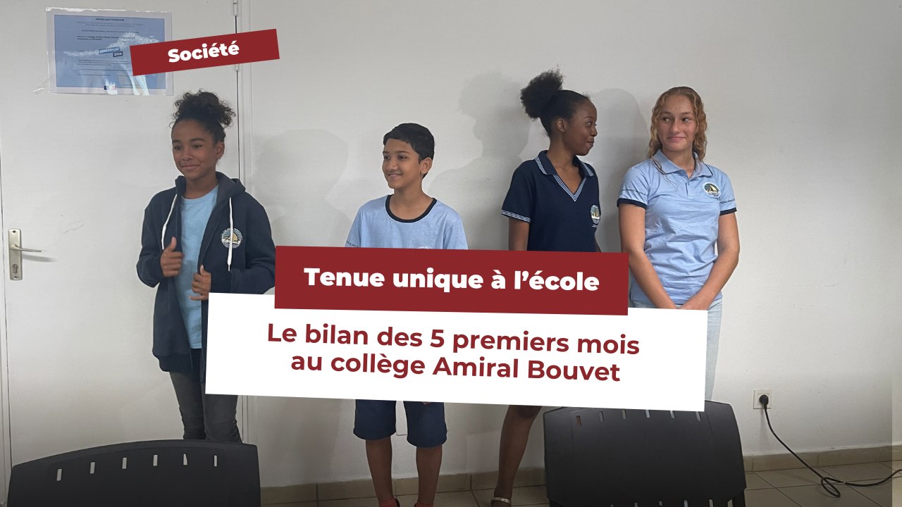 Tenue unique à l'école : le bilan des 5 premiers mois d'expérimentation au collège Amiral Bouvet 