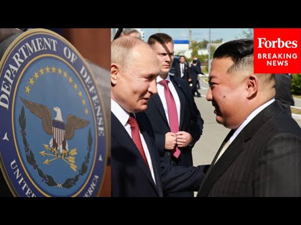 Pentagon Holds Press Briefing As Putin Meets With Kim Jong Un In North Korea