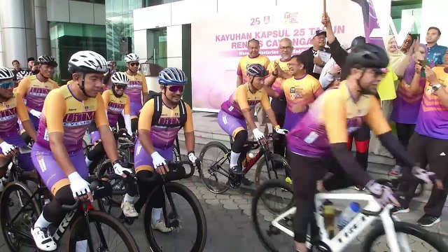UiTM anjur kayuhan kapsul rentas cawangan sempena ulang tahun 25 tahun bergelar universiti awam