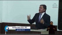 Na sessão, o vereador Adail utilizou o termo “louca” durante fala em resposta a Prof. Adriana
