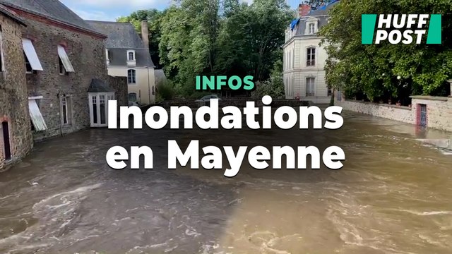Cette rivière n'était jamais montée aussi haut