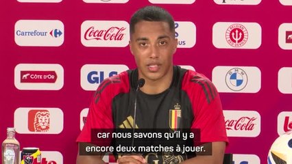 Belgique - Tielemans : "Nous avons besoin d'une victoire"