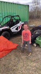Dreams Do Come True! Kid's EPIC Reaction to Dad's Surprise Polaris RZR!