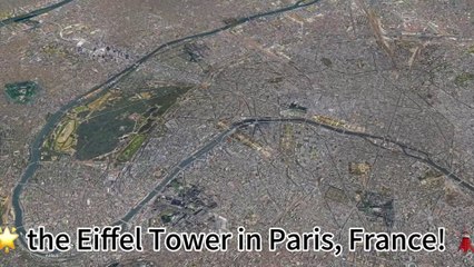 the Eiffel Tower in beautiful Paris, France! 