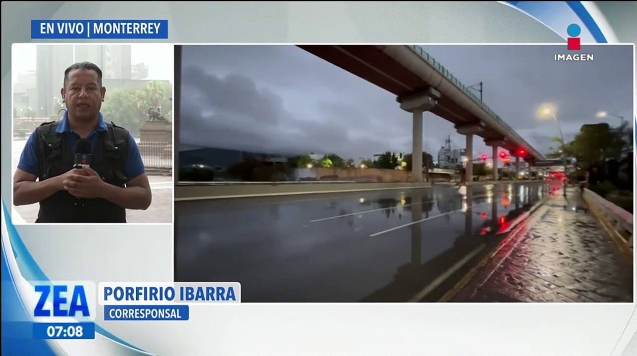 Tormenta tropical Alberto deja 4 muertos en Nuevo León y provoca crecida de ríos y arroyos