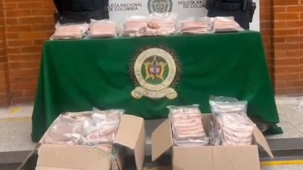 En video: así querían enviar siete kilos de marihuana camuflada en chorizos desde Bogotá